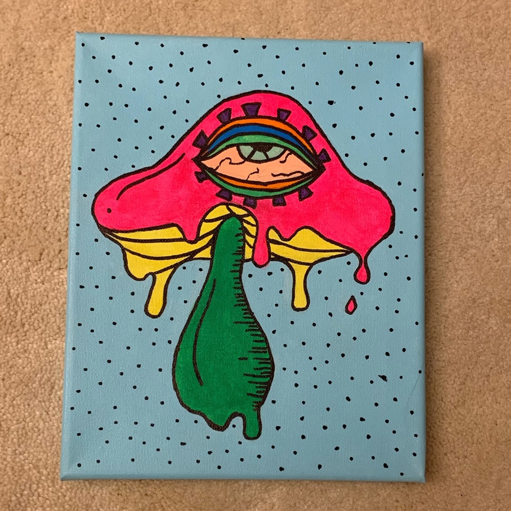 Original mushroom painting!!